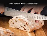 Piklohas 10-Inch Serrated Bread Knife - Perfect for Sourdough