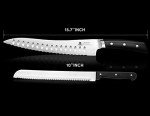 Piklohas 10-Inch Serrated Bread Knife - Perfect for Sourdough