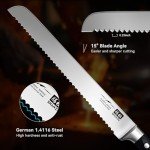 Premium 10" Sourdough Bread Knife - Ergonomic Design