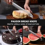PAUDIN 10-Inch Serrated Bread Knife - German Steel