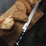 Premium 10" Sourdough Bread Knife - Ergonomic Design