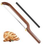 Wooden Bread Knife for Sourdough and Baguettes