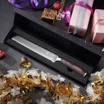 PAUDIN 10-Inch Serrated Bread Knife - German Steel