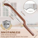 Wooden Bread Knife for Sourdough and Baguettes