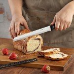 Stainless Steel 8-Inch Serrated Bread Knife