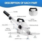 Stainless Steel Manual Meat Slicer for Home Cooking