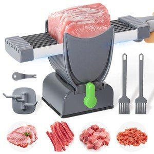 Adjustable Thickness Manual Meat Slicer for Home BBQ