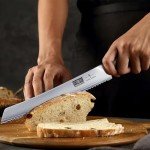 10-Inch Japanese Serrated Bread Knife by HOSHANHO