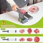 Adjustable Thickness Manual Meat Slicer for Home BBQ