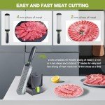 Adjustable Thickness Manual Meat Slicer for Home Use