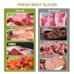 Adjustable Thickness Manual Meat Slicer for Home Use