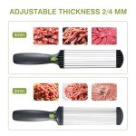 Adjustable Thickness Manual Meat Slicer for Home Use