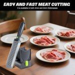 JUANWAN Manual Meat Slicer & Cleaver Knife Set
