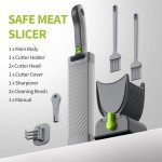 Adjustable Thickness Manual Meat Slicer for Home BBQ