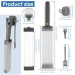 Manual Meat Slicer with Adjustable Thickness - Gray