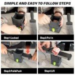 JUANWAN Manual Meat Slicer & Cleaver Knife Set