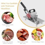 DuroDash Manual Meat Slicer - Stainless Steel Cutter