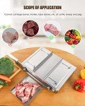 Stainless Steel Manual Meat Chopper and Slicer