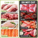 Adjustable Meat Slicer and 17-in-1 Knife Set