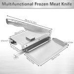 Manual Meat Slicer for Fish, Beef, and More
