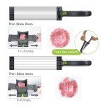 Manual Meat Slicer for Fresh Muffulettas - Gray