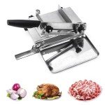 Heavy Duty Stainless Steel Meat Slicer for Home