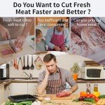 Manual Meat Slicer – Stainless Steel Blade for Home