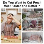 Manual Meat Slicer for Fresh Muffulettas - Gray