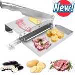 Manual Stainless Steel Meat Slicer for Muffulettas