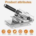 Manual Meat and Vegetable Slicer – Adjustable Thickness