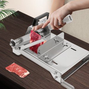 Stainless Steel Manual Meat Slicer for Muffulettas
