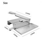 Manual Stainless Steel Meat Slicer for Muffulettas