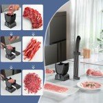 Adjustable Stainless Steel Meat Slicer for Muffulettas