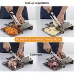 Heavy Duty Stainless Steel Meat Slicer for Home