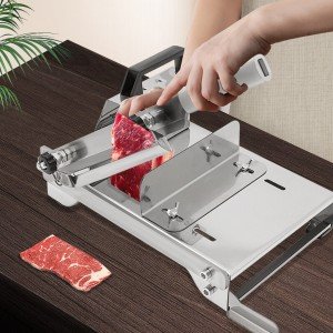 Stainless Steel Manual Meat Slicer for Frozen Cuts