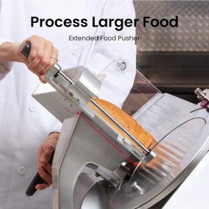 8" Electric Meat Slicer with Italian Steel Blade