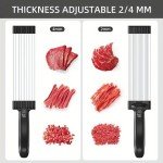 Adjustable Thickness Stainless Steel Meat Slicer