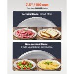 VEVOR Electric Meat Slicer for Deli and More