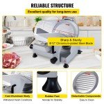 12" Electric Meat Slicer for Deli Foods