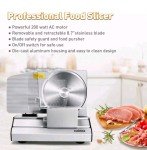 Cusimax Electric Meat Slicer with Removable Blades