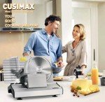 Cusimax Electric Meat Slicer with Removable Blades