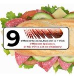 Starfrit Deli Slicer - 11" Green Kitchen Tool