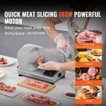 180W Electric Meat Slicer for Deli and Kitchen