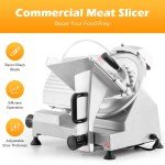12" Electric Meat Slicer for Deli and Cheese