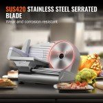 180W Electric Meat Slicer for Deli and Kitchen