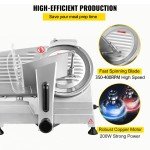 Electric Meat Slicer 8.7" for Deli and Frozen Foods