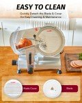 12" Electric Meat Slicer for Deli and Cheese