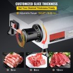 10" Electric Meat and Cheese Slicer 240W
