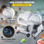 VEVOR 10" Electric Meat Slicer for Deli Use