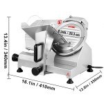 Electric Meat Slicer 8.7" for Deli and Frozen Foods